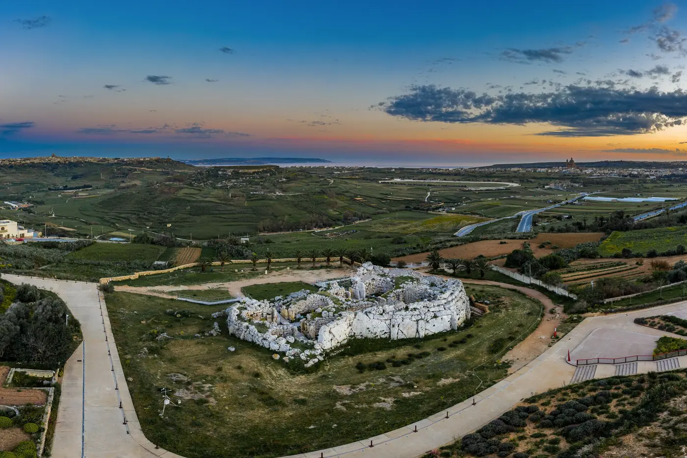 Templo megalítico de Ġgantija, em Gozo, Malta
